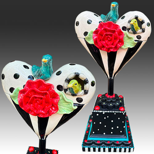Teyros 14" Heart on a Stick DP5343